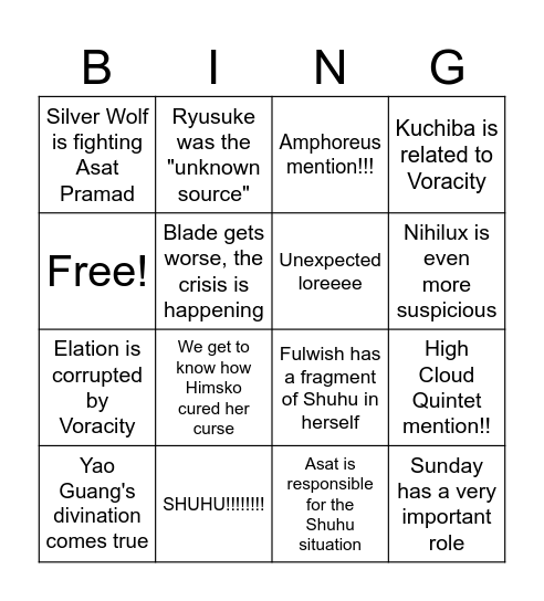4.2 QUEST BINGO Card