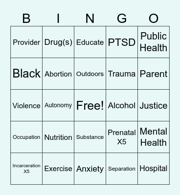 Jail House Bingo With JIC Bingo Card