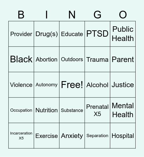 Jail House Bingo With JIC Bingo Card