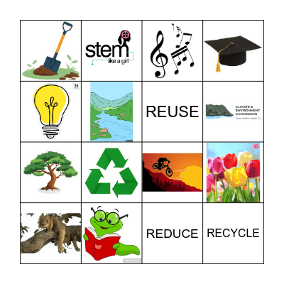 Earth Day Bingo Card