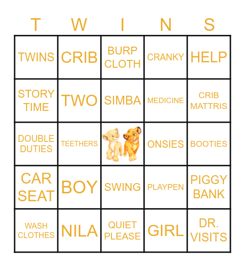 DOUBLE BINGO Card