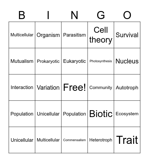 EOY BINGO Card