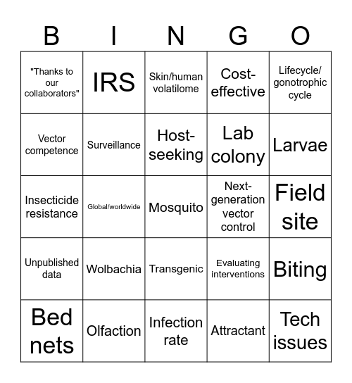 WMD 2026 Vector Bingo Card