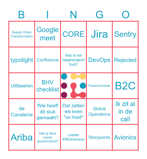 work work work work work! Bingo Card