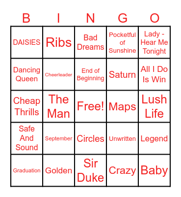 DISTRICT 207 LEADERSHIP SUMMIT # 2 Bingo Card