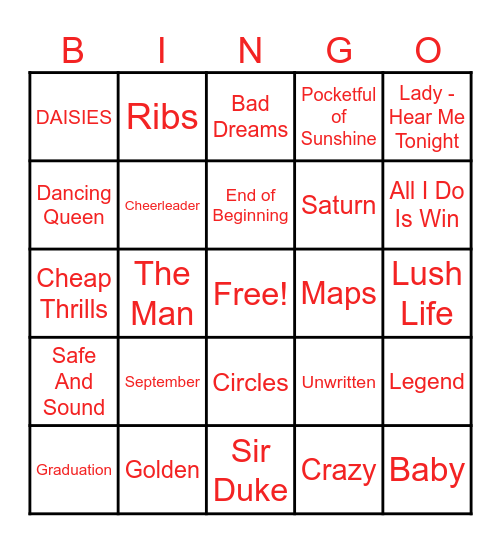 DISTRICT 207 LEADERSHIP SUMMIT # 2 Bingo Card