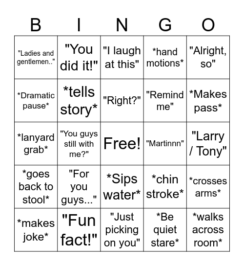 MR REITZ BIRTHDAY BINGO!! Bingo Card