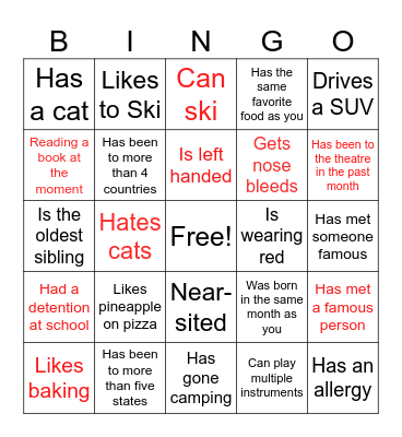Icebreaker Bingo: Find Someone Who Bingo Card