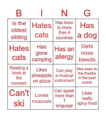 Icebreaker Bingo: Find Someone Who Bingo Card