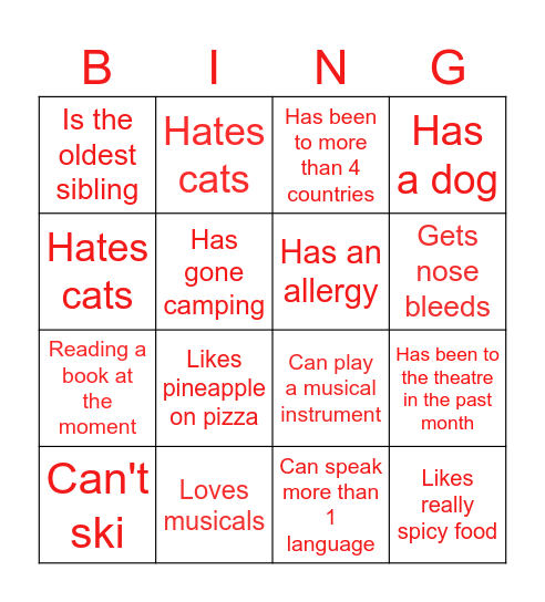 Icebreaker Bingo: Find Someone Who Bingo Card