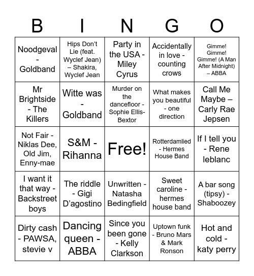 BEER BINGO Card