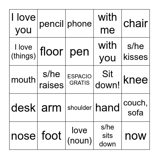 Somos 1.6 Bingo Card