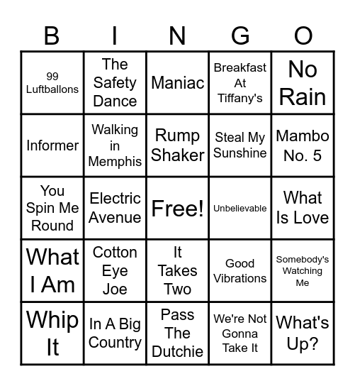 2026 WPSCC Music Bingo - PM Bingo Card