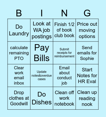 Habitica Bingo Card