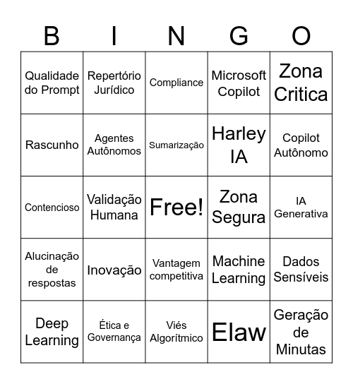 BINGO CONQUISTAR Bingo Card