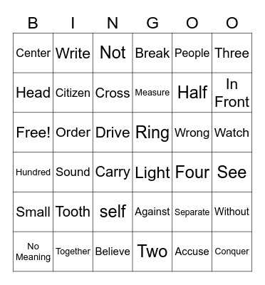 End of Year SIPPS Challenge Bingo Card