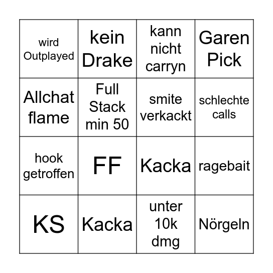 FlexQ Bingo Card