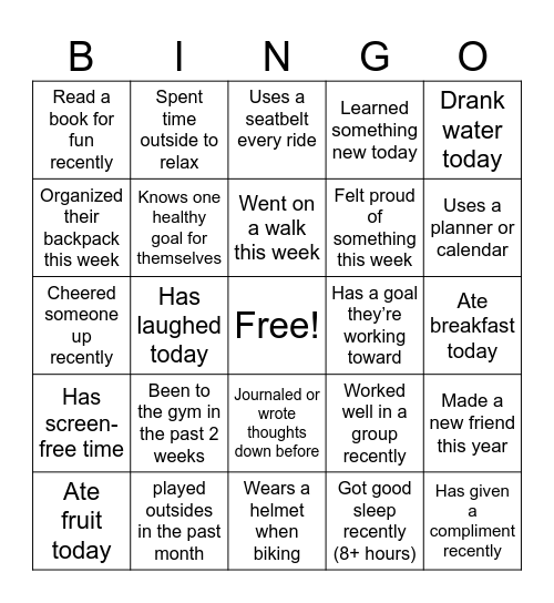 WPWH Bingo Card