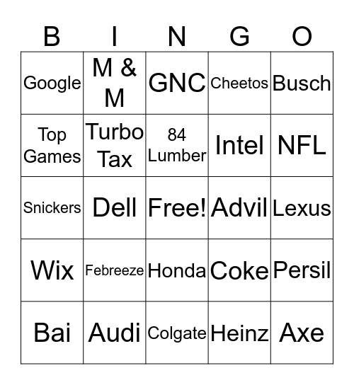 LAVISTA KENO Bingo Card
