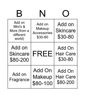 OPEN ENDED Qs Bingo Card