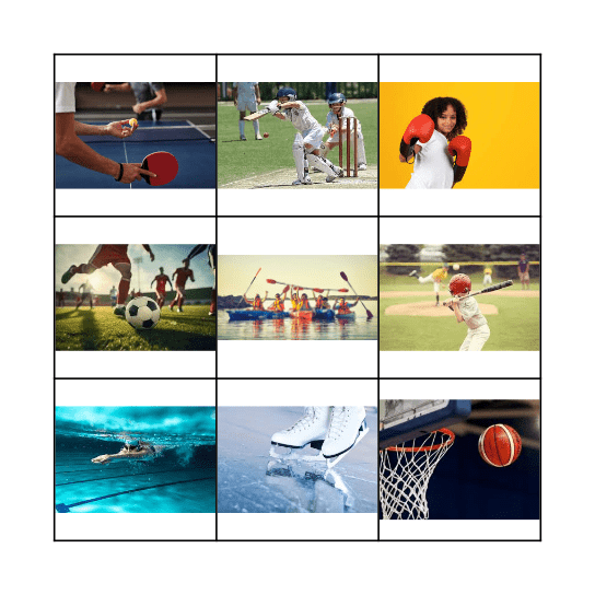 Les deportes Bingo Card