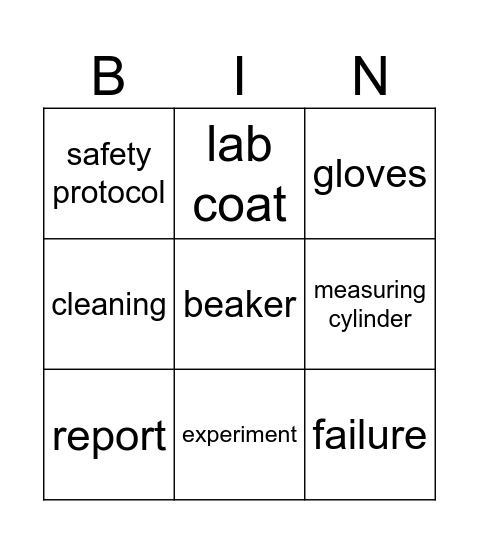 BINGO 5 Bingo Card