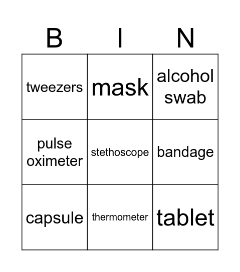 BINGO 6 Bingo Card