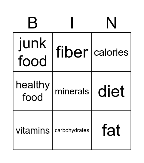 BINGO 10 Bingo Card
