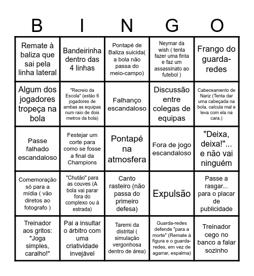 Nine x Viatodos sub17 Bingo Card