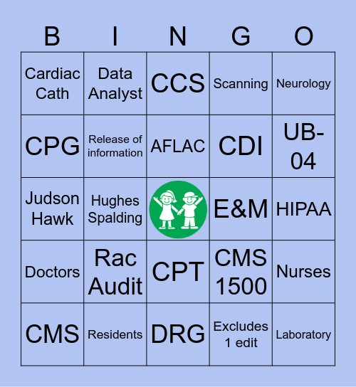 CHOA BINGO Card
