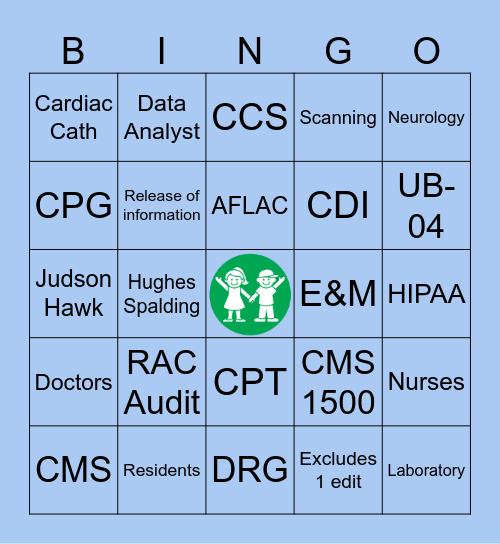 CHOA Bingo Card