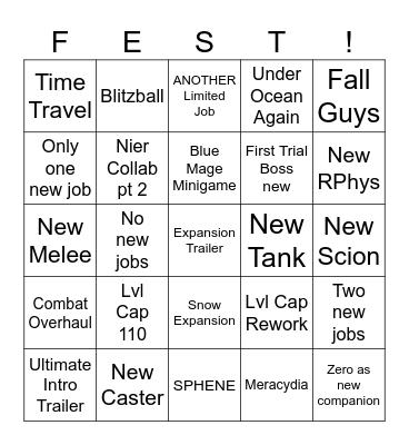 Keynote!!!! Bingo Card