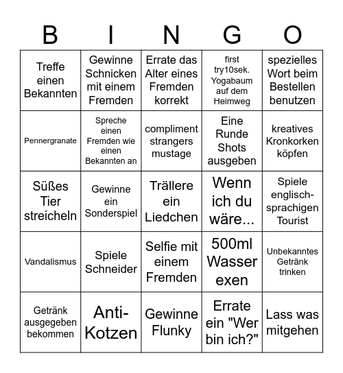 Wg Suff Bingo Card