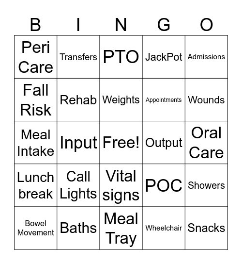 You Can Bet on Our CNAS Bingo Card