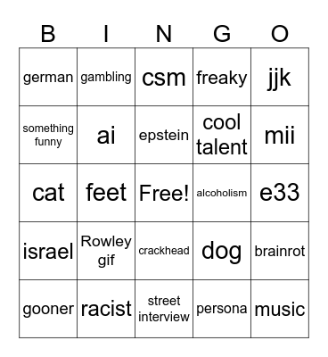 REELS BINGO Card