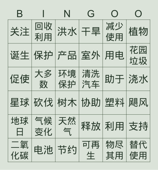 E6 涂吉拉 Bingo Card