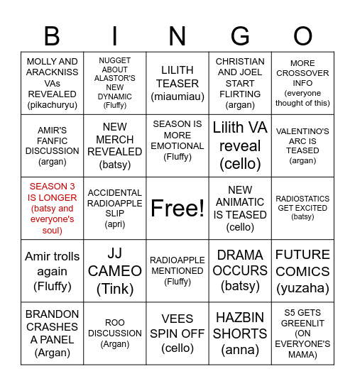COLLECTIVE BINGO Card