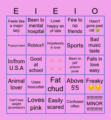 DEE's bingo! Bingo Card