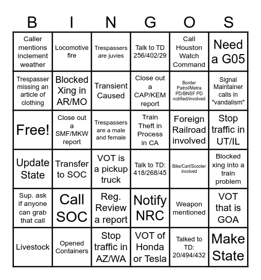 Cheetos Bingo Card