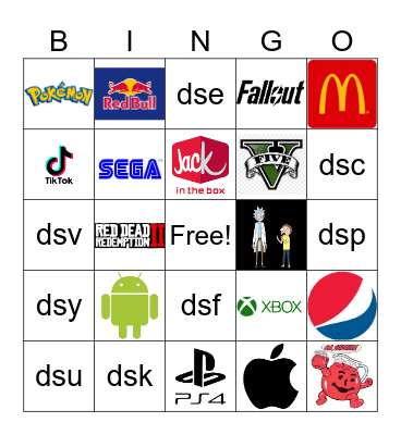 Logo Bingo Card