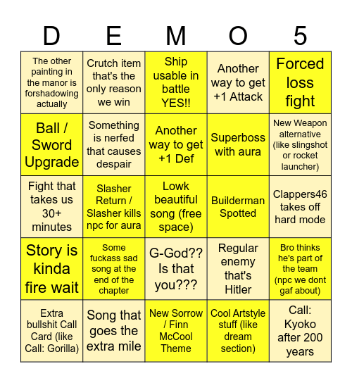 Block Tales Bingo ya Bingo Card