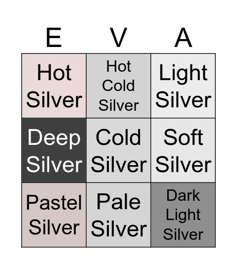 Eva is Silver 🥈& Bingo Card