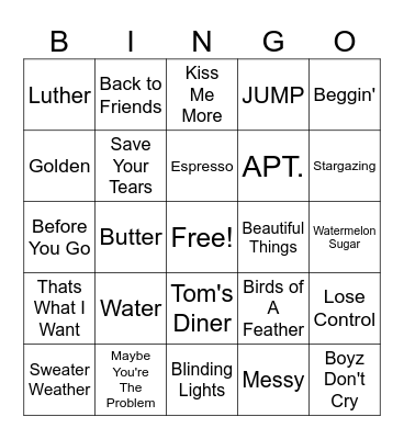 2020 and Beyond Bingo Card