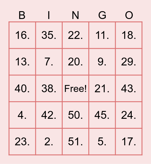 ¡Bingo Cumple Claudia! Bingo Card