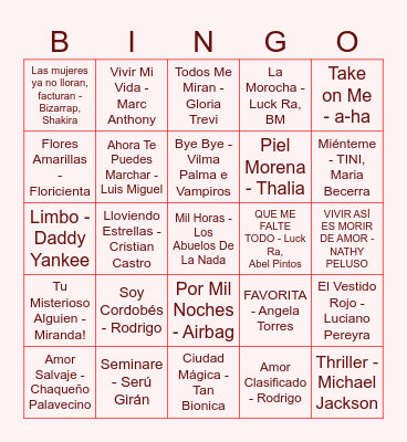 ¡BINGO Cumple Clau! Bingo Card