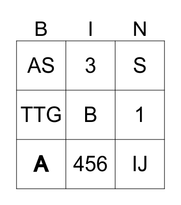 BINGO DE LA SEGURIDAD Bingo Card