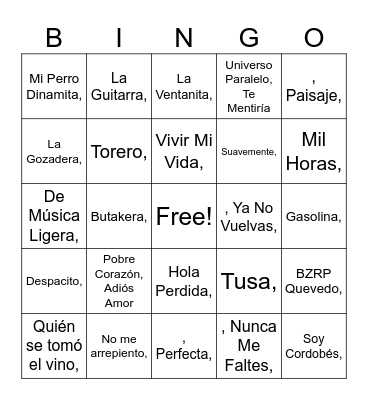 BETA GYM Bingo Card
