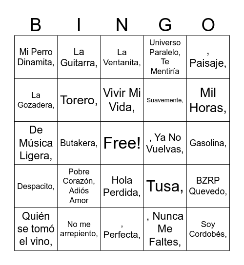 BETA GYM Bingo Card