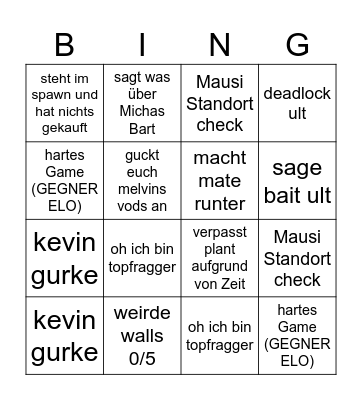 tommy masterclass Bingo Card