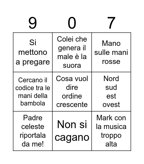 Villa antica in stile Liberty del 1907 Bingo Card